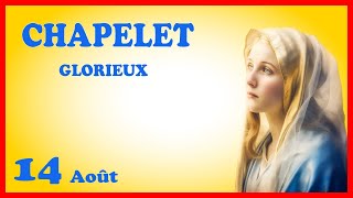 CHAPELET 🙏 Mercredi 14 Août  Mystères Glorieux [upl. by Alikee]