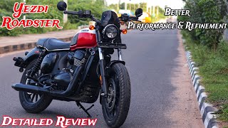 2023 Yezdi Roadster Review  Better Performance  Refinement and Comfort [upl. by Irmo]