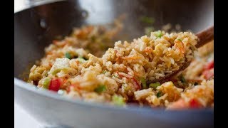 How To Make Thai Chicken Fried Rice  Luxurious Ways [upl. by Neilla]