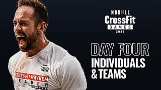 Saturday Day 4 Individuals and Teams — 2022 NOBULL CrossFit Games [upl. by Tepper290]