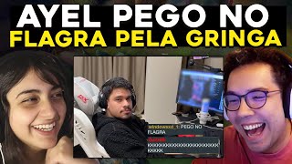 GRINGA PEGOU AYEL DO FLAGR4 TREINO G2 VS PAIN BUERO SUPER SERVER  RENECRODILO LEAGUE OF LEGENDS [upl. by Raffaello69]