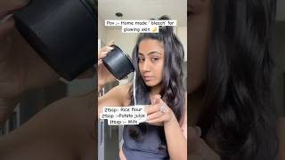 Make bleach at home for glowing skin  ytshorts glowingskin skincare skincaretips rice [upl. by Kelwunn]