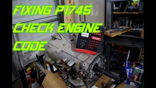 Fixing Code P1745 on a 42rle transmission [upl. by Adihsaar]