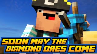 “Soon May the Diamond Ores Come”  A Minecraft Parody of Nathan Evans Wellerman Music Video [upl. by Jehovah]