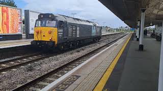 50008 Thunderer arriving into Taunton 26th September 2024 [upl. by Henig]