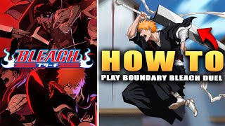 HOW TO PLAY BOUNDARY BLEACH DUEL gameplay amp summons [upl. by Chace]