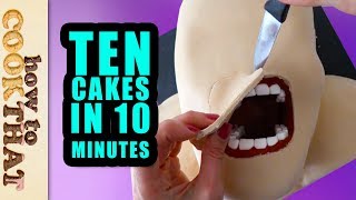 10 Amazing Cakes amp Desserts in 10 Minutes Compilation by How To Cook That Ann Reardon [upl. by Brannon]