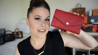 LOUIS VUITTON REVIEW Compact Curieuse Wallet [upl. by Sinnal775]