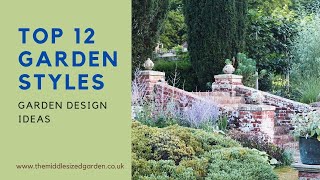 12 garden styles  garden design ideas for your backyard revamp [upl. by Llerrod]