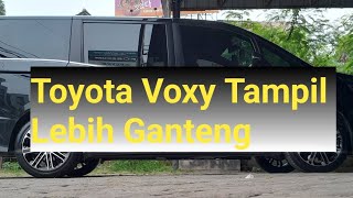 Modifikasi Toyota Voxy Pakai Velg Racing HSR Alkani Ring 18  Dani Indonesia [upl. by Yancy894]