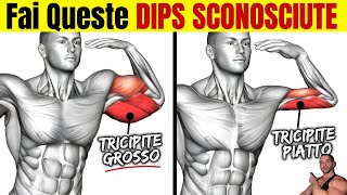 DIPS 👉🏻la Versione SCONOSCIUTA e più CAZZUTA per ALLENARE PETTO e TRICIPITI [upl. by Luhe47]