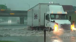 05182021 Flatonia TX Tremendous Flash Flooding with cars floating [upl. by Kerstin]