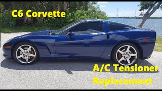 How to Replace AC Belt Tensioner on a C6 Corvette [upl. by Aerdua]