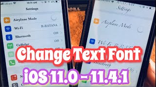 របៀបប្តូរ Font អក្សរនៅលើ iPhone និង iPad សម្រាប់ប្រព័ន្ធ iOS 110  1141 [upl. by Nylzor]