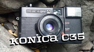 Vintage Konica Film Camera C35 EF P [upl. by Ziladnerb180]