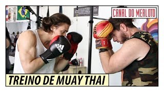 COMO É UMA AULA DE MUAY THAI ACADEMIA FURIONS FIGHT TEAM  MOVIMENTAÇÃO E SPARRING [upl. by Airbas794]