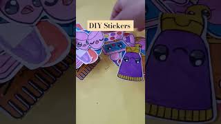 Create Awesome Stickers At Home DIY Homemade Stickers [upl. by Madian]