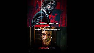 John Wick vs Horror Characters Remastered johnwick horrorshorts viral [upl. by Mor]