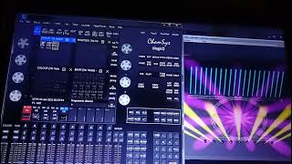 chamsys magicq visualiser [upl. by Ahsemik]