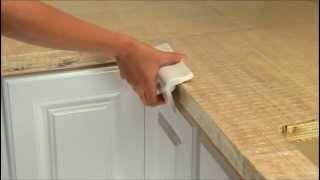 How to Tile a Countertop with SimpleMat [upl. by Nwahsid]