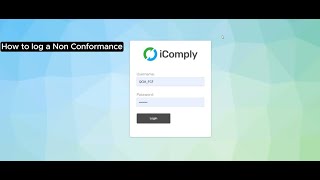 How to log a Non Conformance NC [upl. by Hadeehuat]