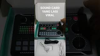 SOUNDCARD MURAH YANG LAGI VIRAL DIMINATI BANYAK ORANGsoundcard soundcardv8plus audio recording [upl. by Namar]