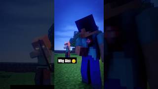 Why Alex 😔🥀  Hindi  shorts minecraft [upl. by Petersen323]