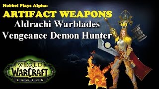 Aldrachi Warblades  DH Artifact  Legion Alpha LORE SPOILERS [upl. by Verbenia611]