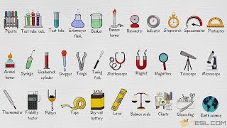 Laboratory Equipment Vocabulary Words List in English [upl. by Latsyk]