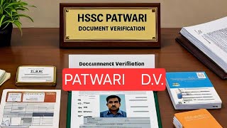 Documents required for PATWARI DV  Document verification  HSSC DV  Patwari [upl. by Chapman]