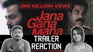 Jana Gana Mana Trailer Reaction by UnniVlogs amp ViyaMallakara  Unni amp Viya [upl. by Cullan]