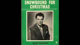 Dickie Valentine  Snowbound for Christmas 1957 [upl. by Helenka]