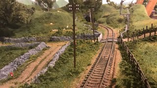 Loft Layout Cab Ride  Volume 2  Yorkshire Dales Model Railway [upl. by Holmann814]