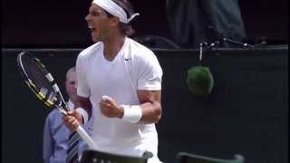 Nadal unleashes an almighty vamos  Wimbledon 2014 [upl. by Alys]