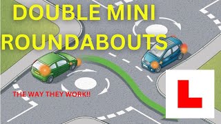 🌟DOUBLE MINI roundaboutsHow to NAVIGATE them🌟 drivingtestsuccess drivingtest [upl. by Novehc]