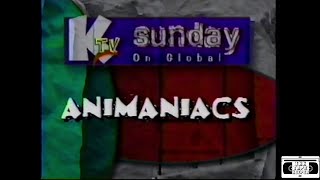 Animaniacs Promo  Global KTV 1997 [upl. by Pussej776]