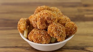 Baked Breaded Cauliflower Florets [upl. by Terrena]