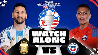 ARGENTINA VS CHILE  LIVE COPA AMERICA 2024 [upl. by Campbell]