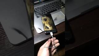 samsung note 7 exploding  samsung phone problem  samsung phone cought fire  samsung on fire [upl. by Cirek361]