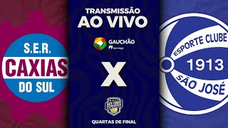 Caxias x São José ao vivo  Transmissão ao vivo  Gauchão  Direto do estádio Centenário em Caxias [upl. by Fording]