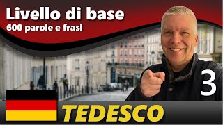 Imparare TEDESCO │ Livello di base │ 600 parole e frasi ✔️ [upl. by Lynett]