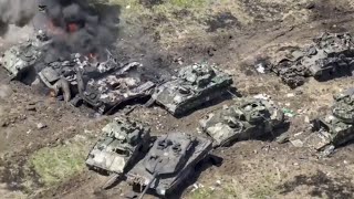 Russland will LeopardPanzer zerstört haben [upl. by Sivia274]