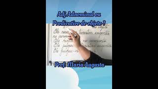 Adjunto adnominal ou predicativo do objeto [upl. by Gerta869]