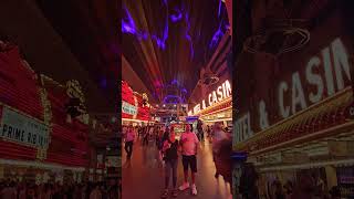 Vegas Show Girls amp Steets of Fremont Experience amp Canopy Lights [upl. by Rafaello]