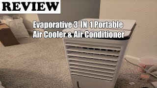 Evaporative 3IN1 Portable Air Cooler amp Air Conditioner  Review 2022 [upl. by Alix]