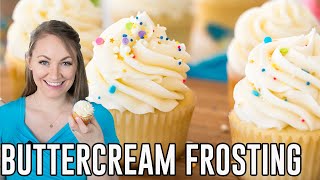 How to Make Vanilla Buttercream Frosting [upl. by Tiphanie]