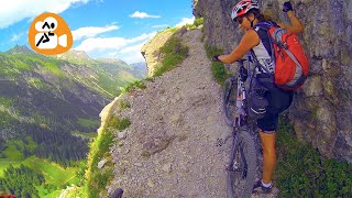 MTB Transalp  Adventure Schrofenpass a challenging and breathtaking tour for mountain bikers [upl. by Snahc]