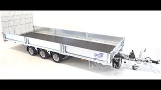 Ifor Williams machinetransporter TB5521353  Konag Aanhangwagens [upl. by Albertson]