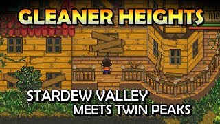 Stardew Meets Twin Peaks  Gleaner Heights  Suburban Gothic Farming Game [upl. by Goldshell]