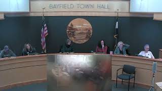 Town of Bayfield Board of Trustees Meeting 11192024 [upl. by Gamin]